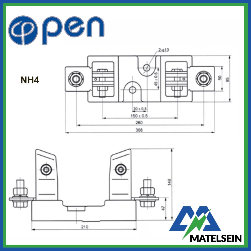 base fusible NH